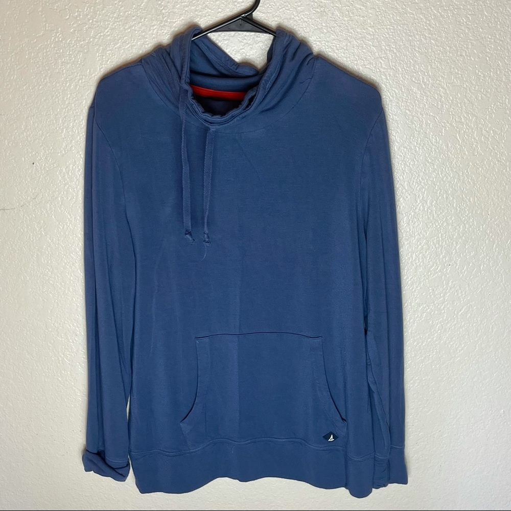 SPERRY navy blue cowl neck pullover sweatshirt med